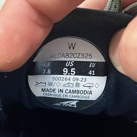 Altra Torin 7 Blue Pink Running Shoes Sneakers Lace Up Adult Women's Size 9.5 - Picture 8 of 8